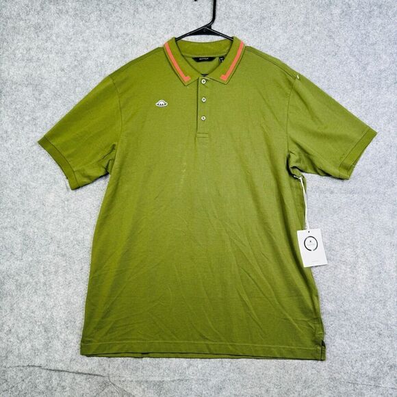 Radmor Polo Shirt Mens XL Green Pima Stretch Preppy Country Club - Picture 1 of 10